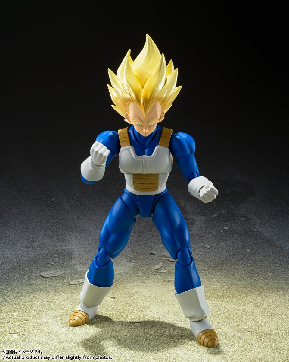 TAMASHII NATIONS - Dragon Ball Z - Super Saiyan Vegeta - Awakening Super Saiyan Blood - Bandai Spirits S.H.Figuarts Action Figure - Image 2