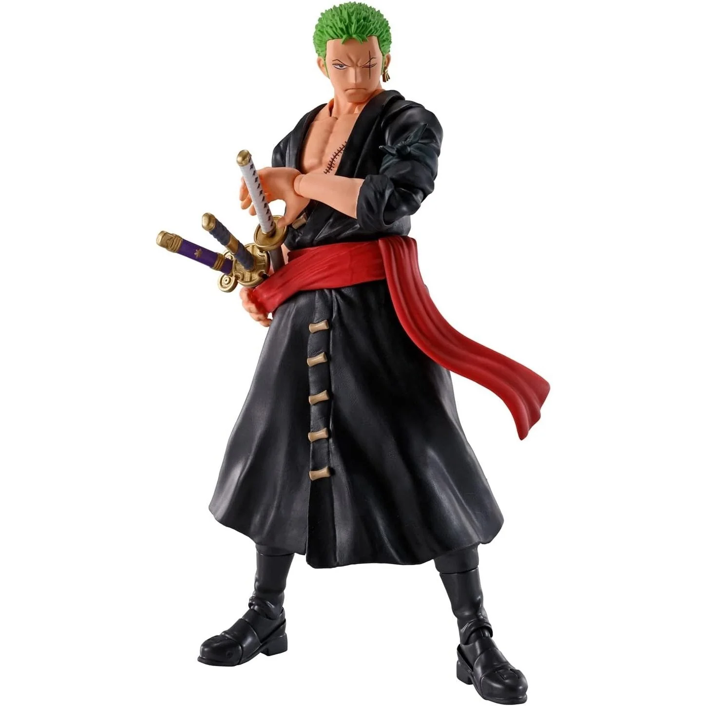TAMASHII NATIONS – Roronoa Zoro The Raid On Onigashima – One Piece – Bandai S.H.Figuarts Action Figure