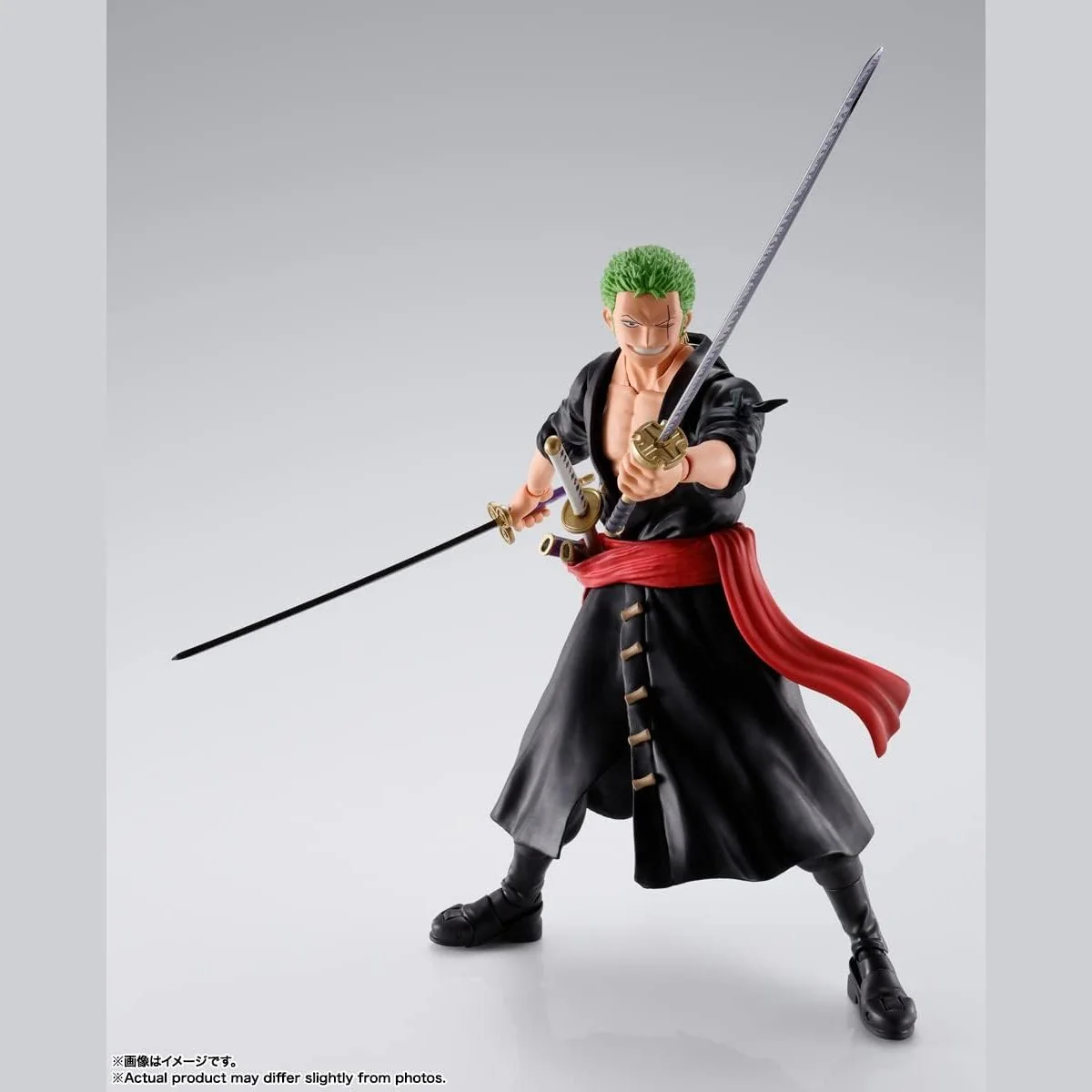 TAMASHII NATIONS - Roronoa Zoro The Raid On Onigashima - One Piece - Bandai S.H.Figuarts Action Figure - Image 2