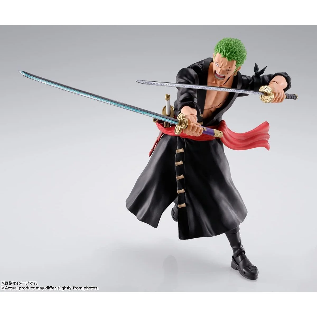 TAMASHII NATIONS - Roronoa Zoro The Raid On Onigashima - One Piece - Bandai S.H.Figuarts Action Figure - Image 3