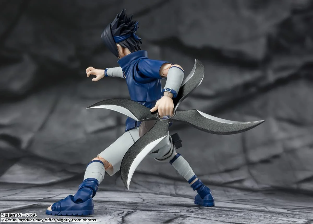 TAMASHII NATIONS Sasuke Uchiha Ninja Prodigy of The Uchiha Clan Bloodline Naruto Bandai Spirits S.H.Figuarts - Image 3