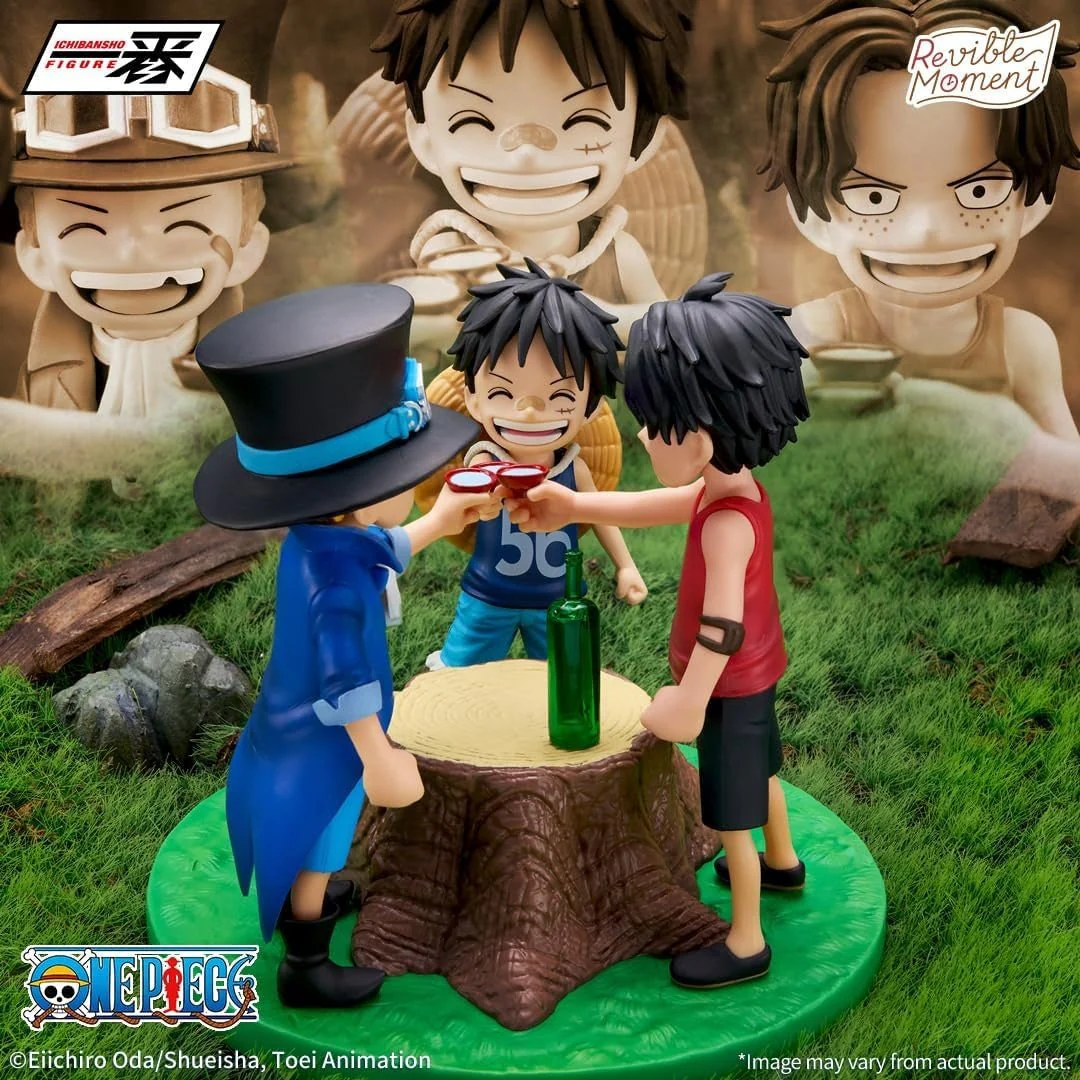 Bandai Spirits - One Piece - Portgas D. Ace & Sabo & Monkey D. Luffy - Dramatic Memories Revible Moment Ichibansho Figure - Image 2