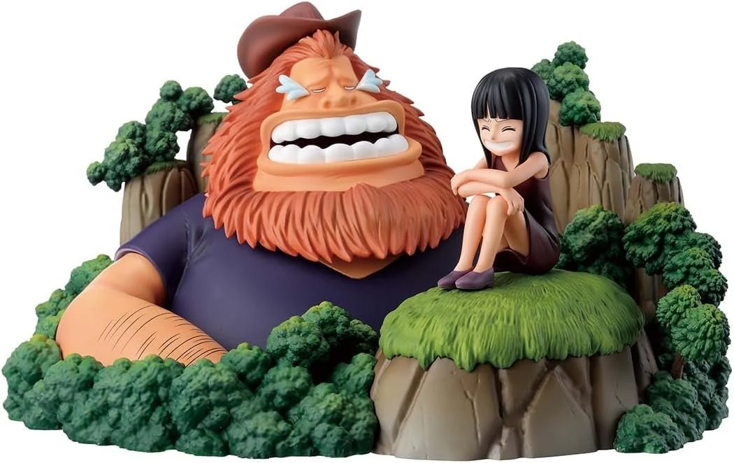 Bandai Spirits – One Piece – Jaguar D. Saul & Nico Robin – Dramatic Memories Revible Moment Ichibansho Figure
