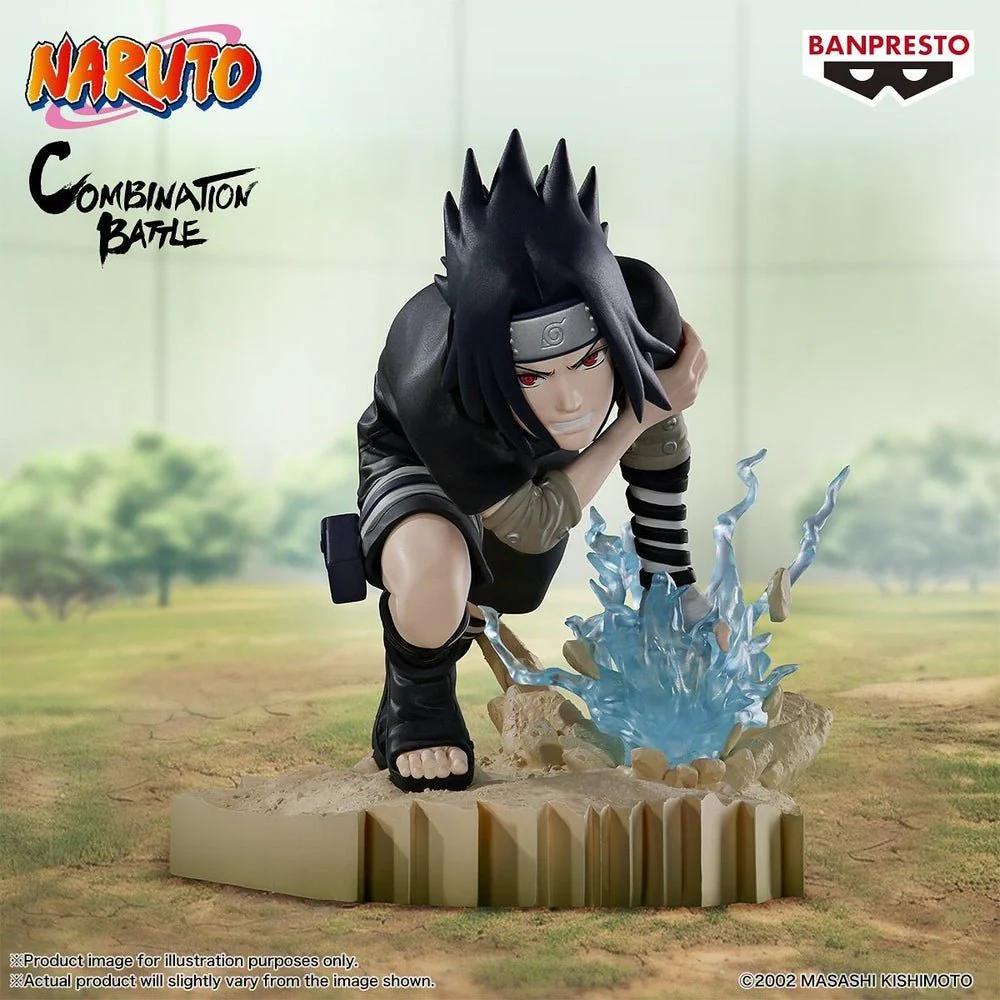 Banpresto - Naruto Shippuden - Sasuke Uchiha - Combination Battle 2 Figure - Image 1
