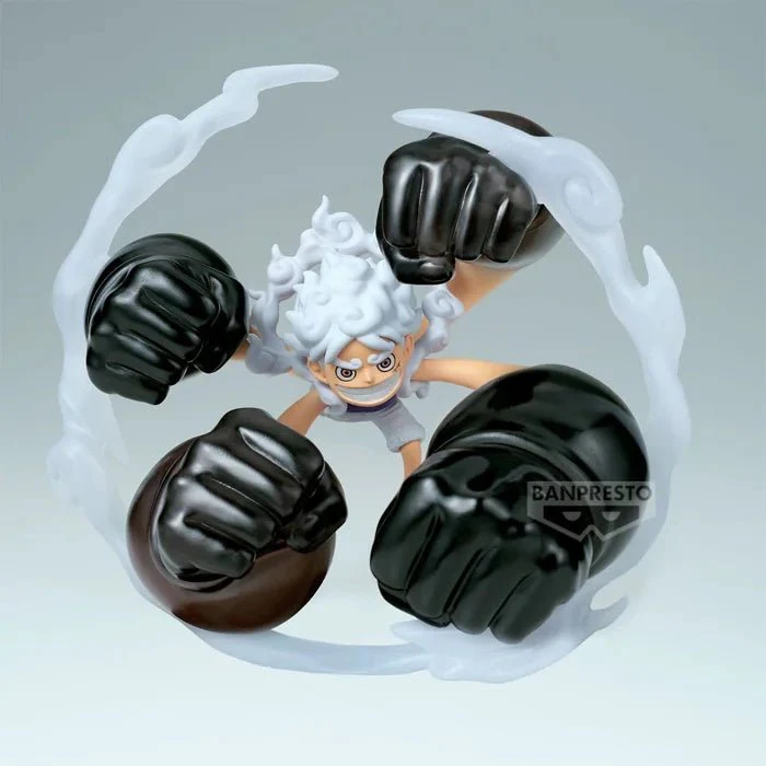 Banpresto - One Piece - Monkey D. Luffy - Gear 5 Gum-Gum Dawn Gatling Ver. - World Collectable Figure Special - Image 3