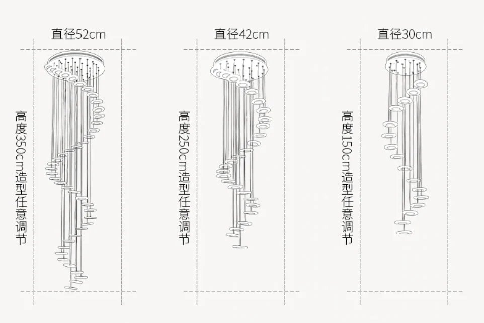 Circle Stairs Pendant Lamp - Image 3