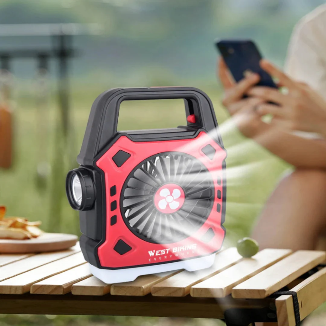 Multifunctional Adventure Cooling Fan Light - Image 2