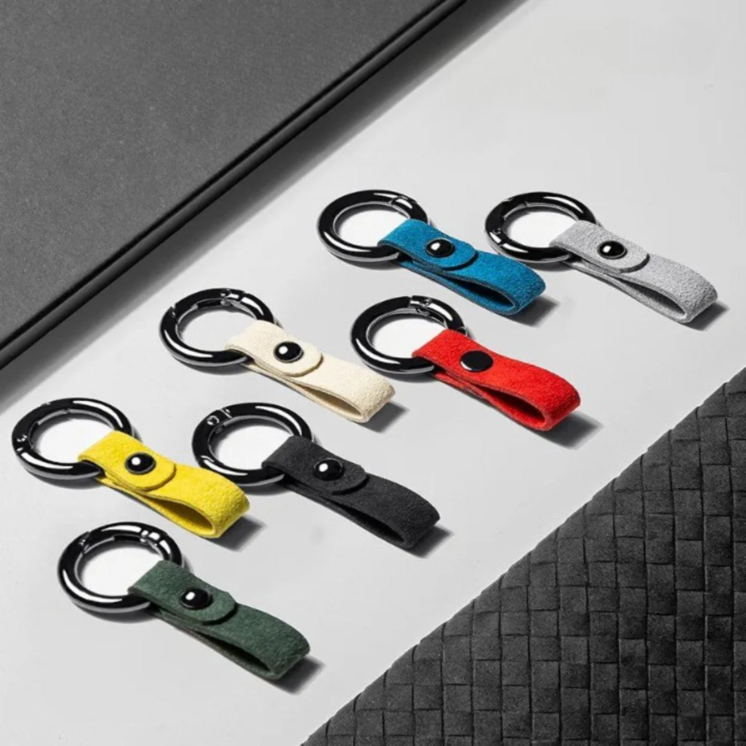 Elegance Touch Alcantara Key Chain - Image 2