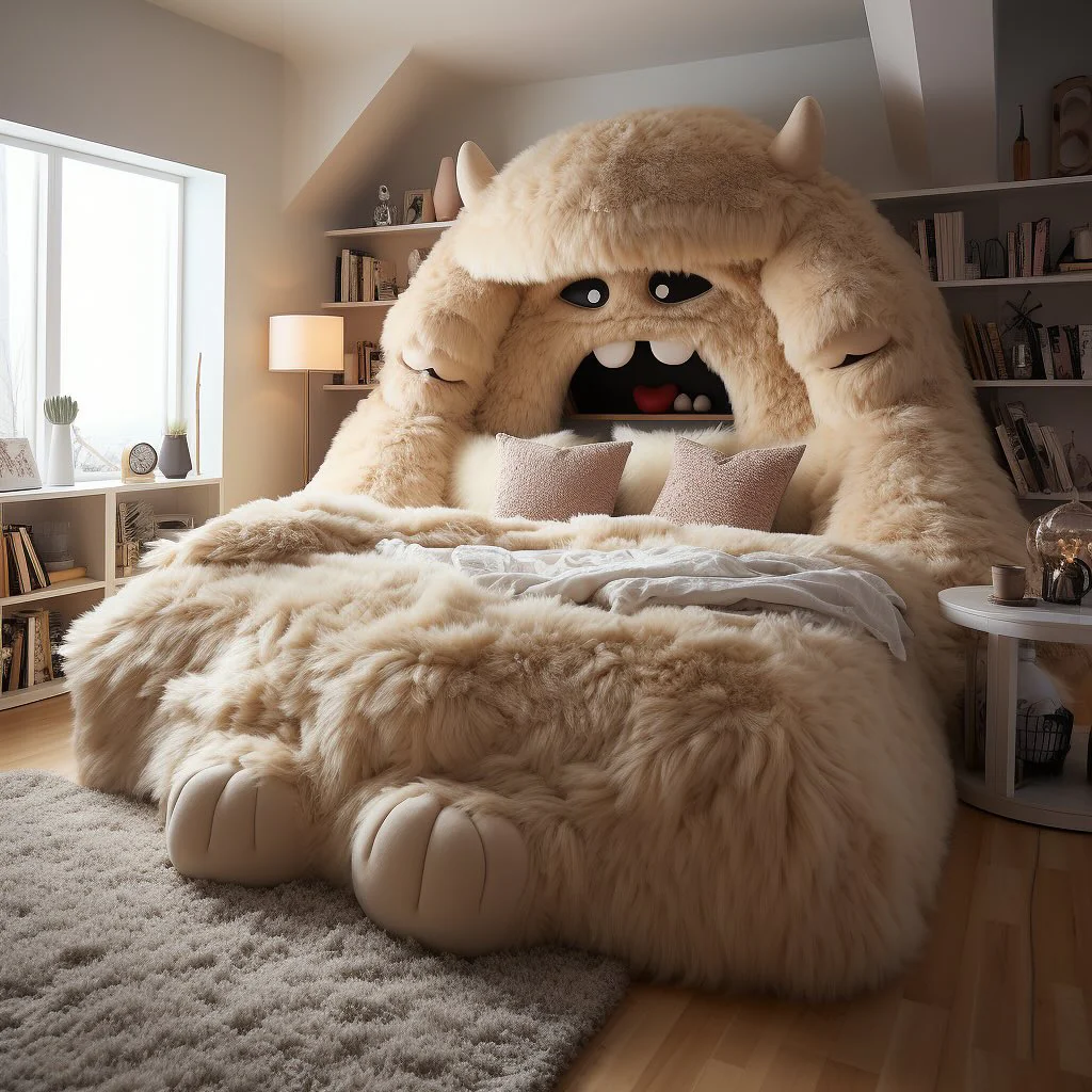 Cozy Animals Oversized Plush Beds - Image 2