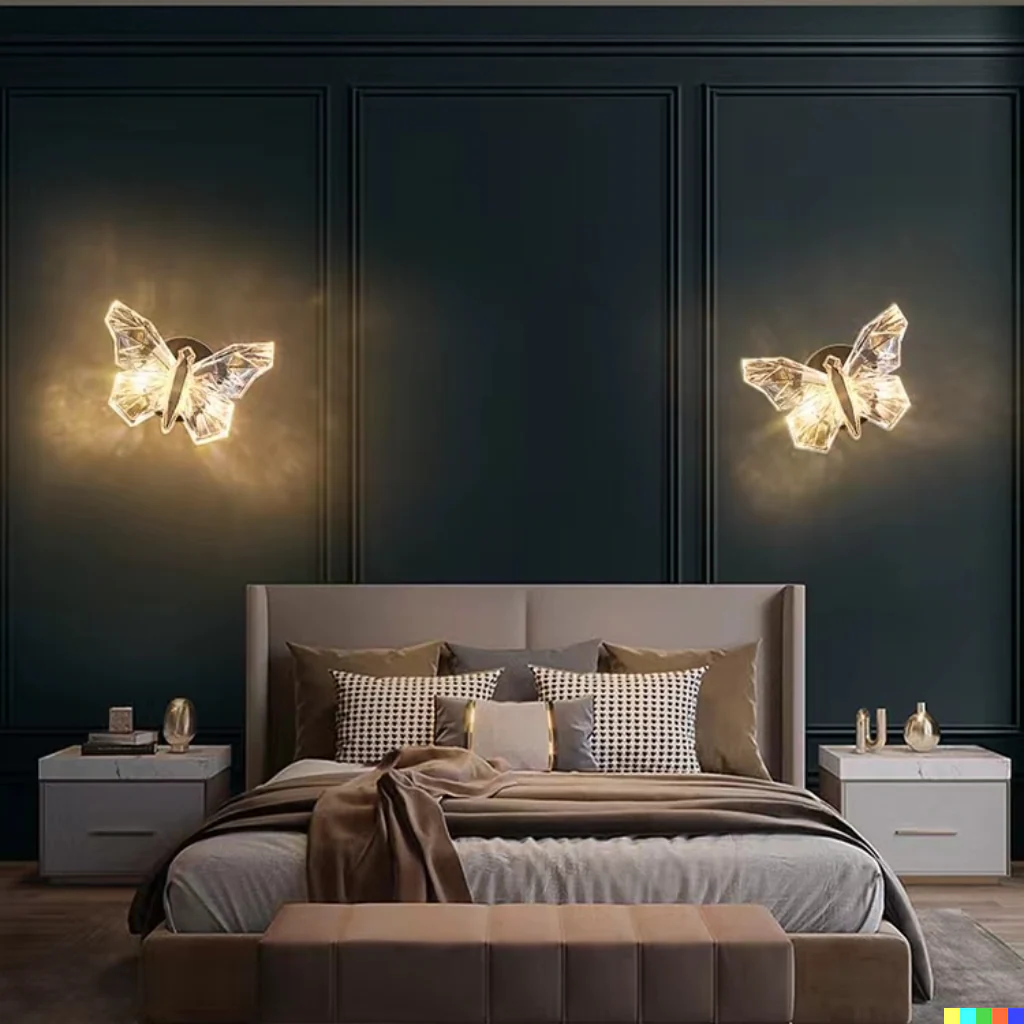 Nordic Butterfly Wall Lamp - Image 3