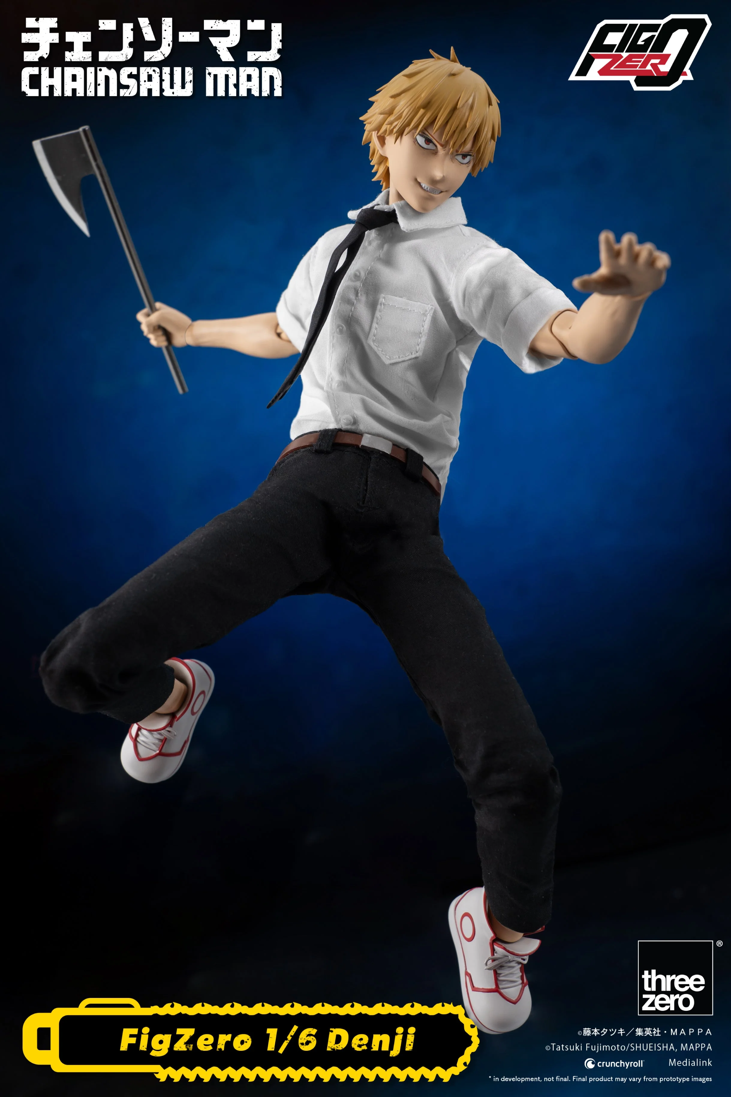 ThreeZero Chainsaw Man: Denji FigZero 1:6 Scale Figure - Image 2