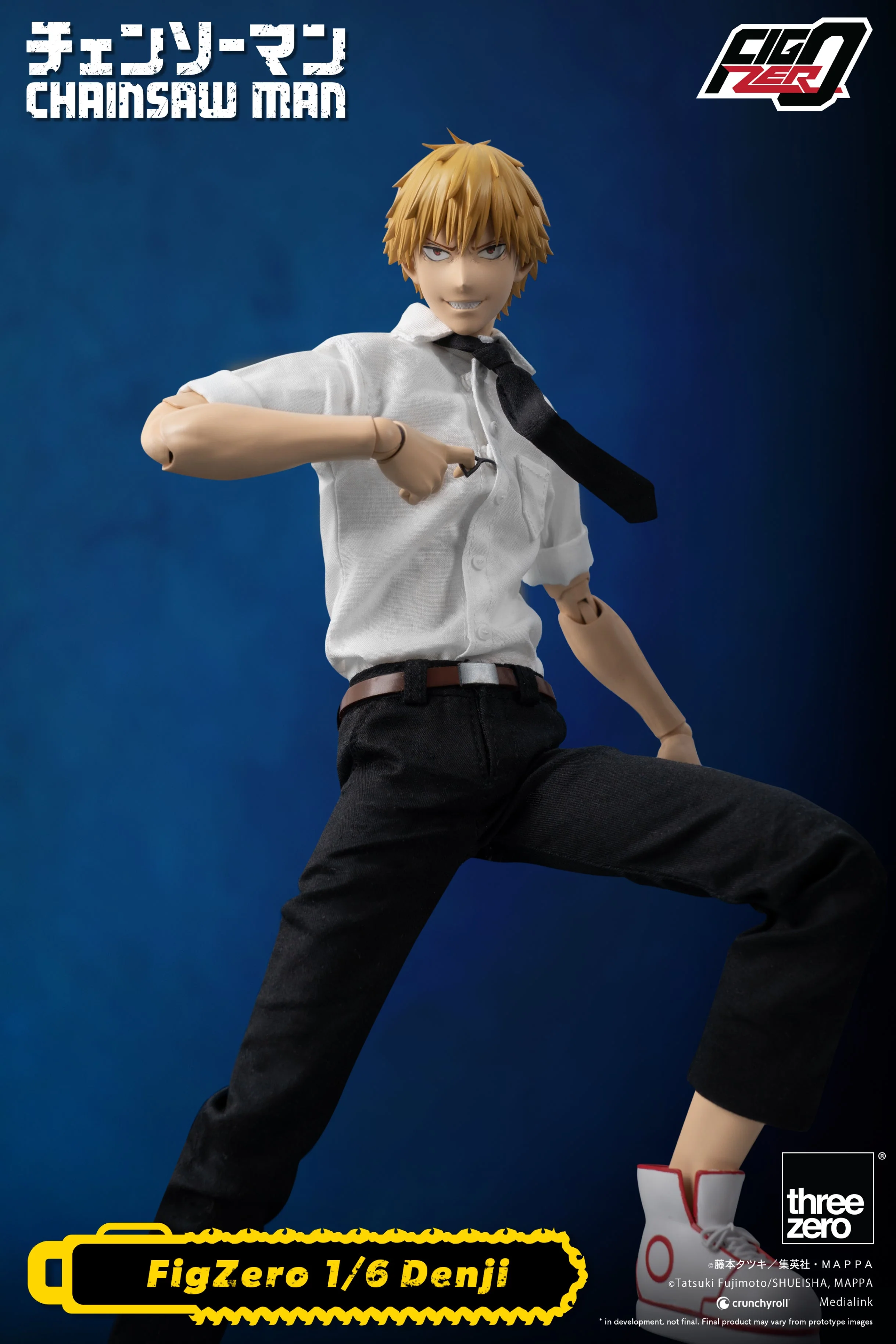 ThreeZero Chainsaw Man: Denji FigZero 1:6 Scale Figure - Image 3