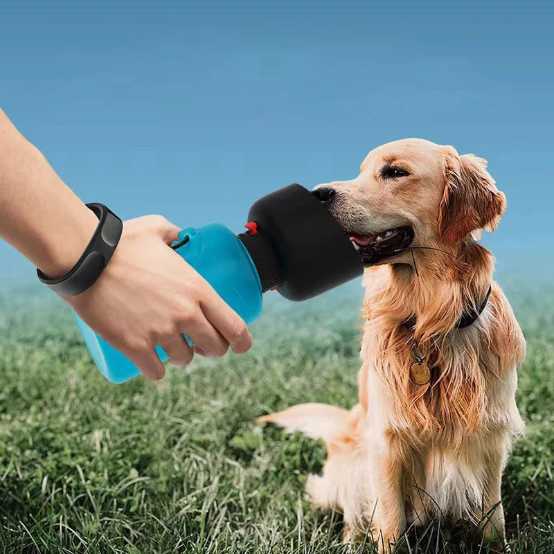2in1 Foldable Travel Pet Water Bottle - Image 1