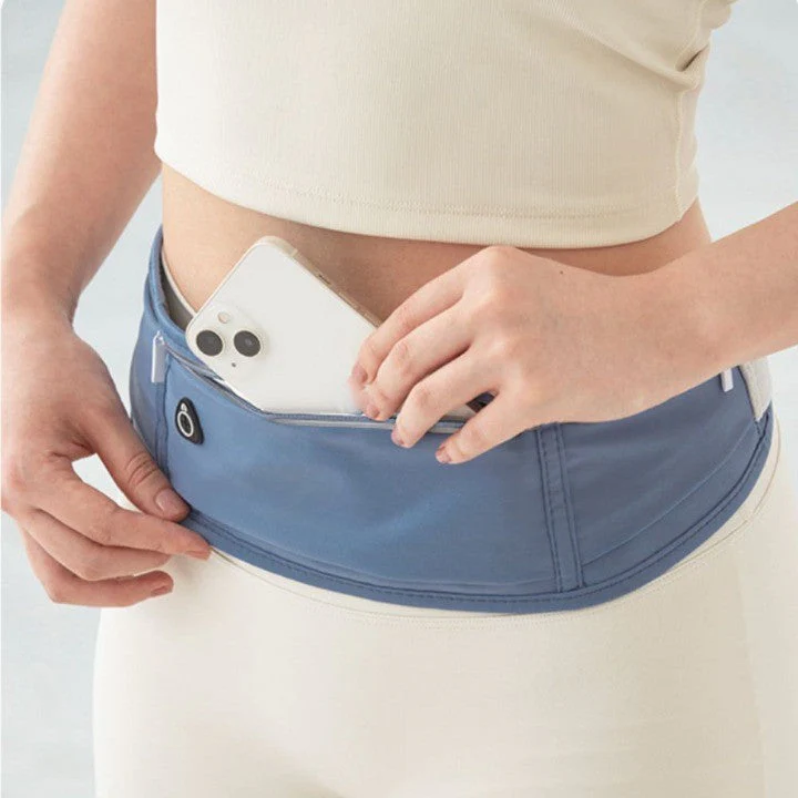 Dual Zippers Lightweight Running Waist Belt - Image 2
