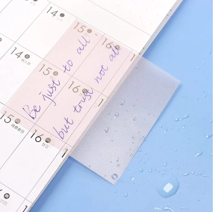 Creative Sticky Transparent Waterproof Notepads - Image 2