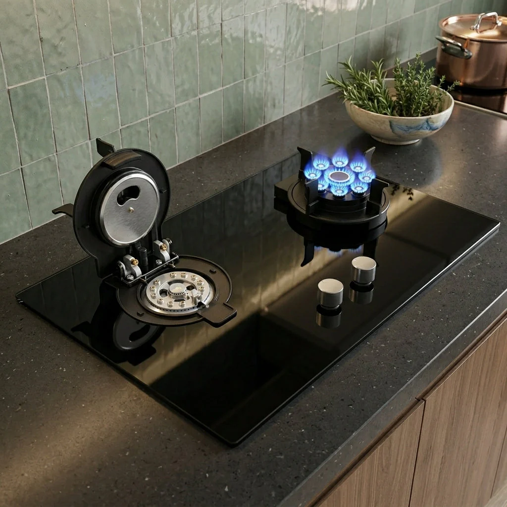 Liftable Double Gas Stove - Image 2