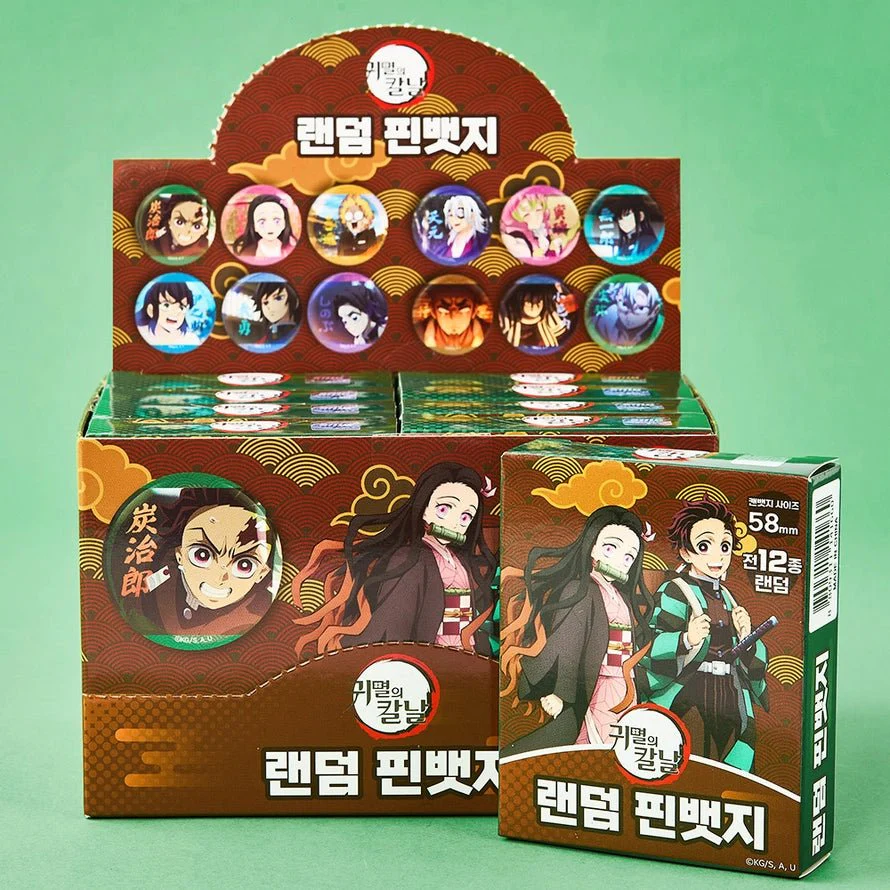 Demon Slayer: Kimetsu No Yaiba Pin Badge Blind Box - Image 1