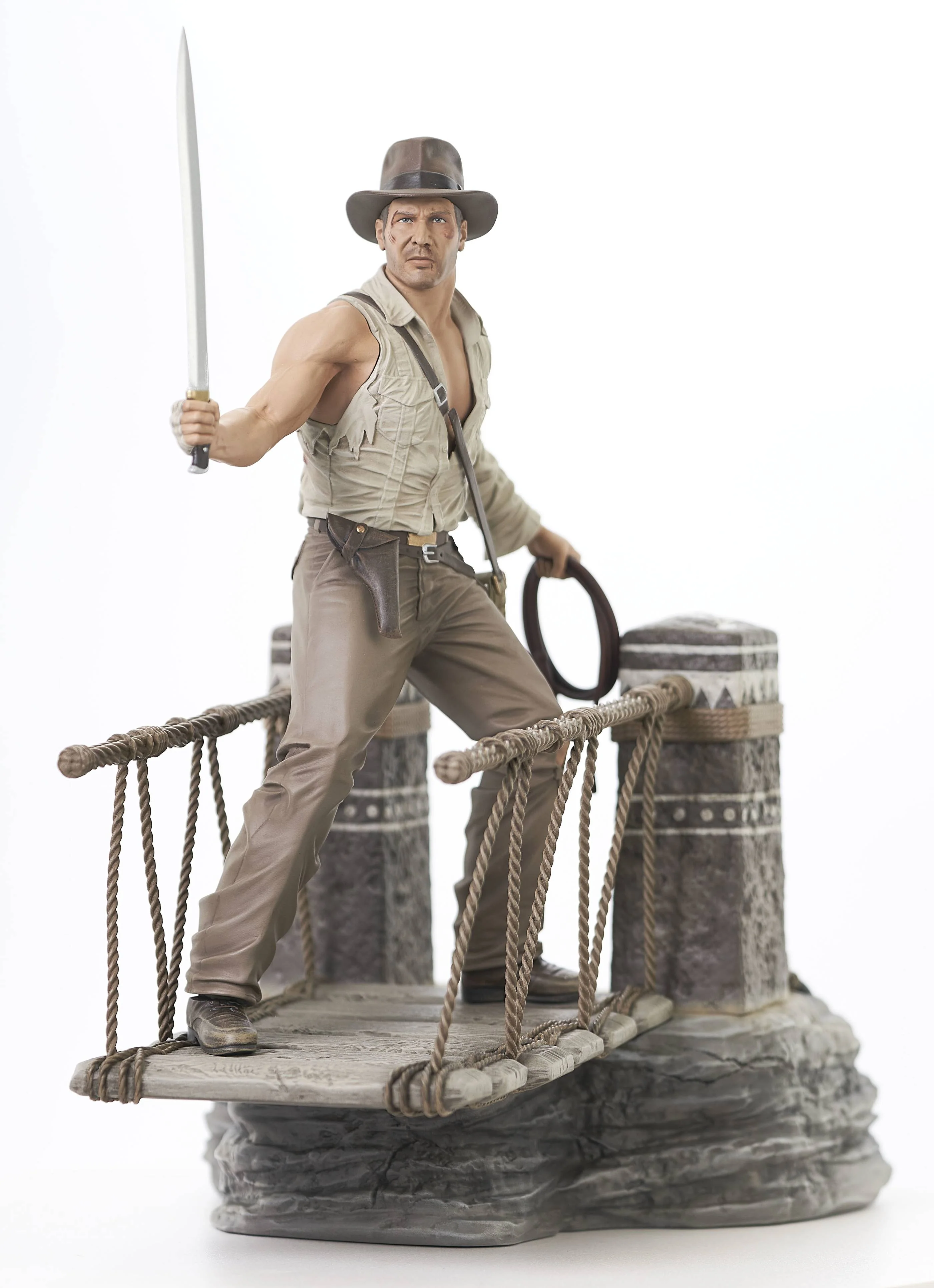 Diamond Select Toys Indiana Jones and The Temple of Doom: Rope Bridge Deluxe Gallery Statue - Image 1