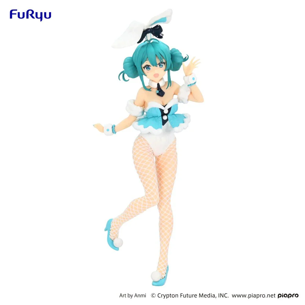 FuRyu - Vocaloid - Hatsune Miku White Rabbit BiCute Bunnies Figure - Image 2