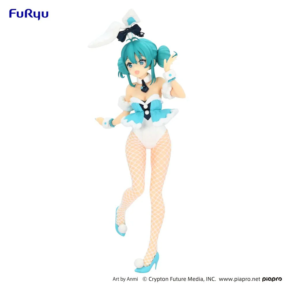 FuRyu - Vocaloid - Hatsune Miku White Rabbit BiCute Bunnies Figure - Image 3