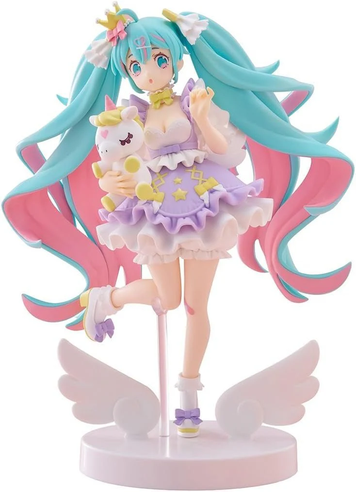 FuRyu - Vocaloid - Hatsune Miku - Yumekawa Princess Lavender Version Tenitol Figure - Image 2