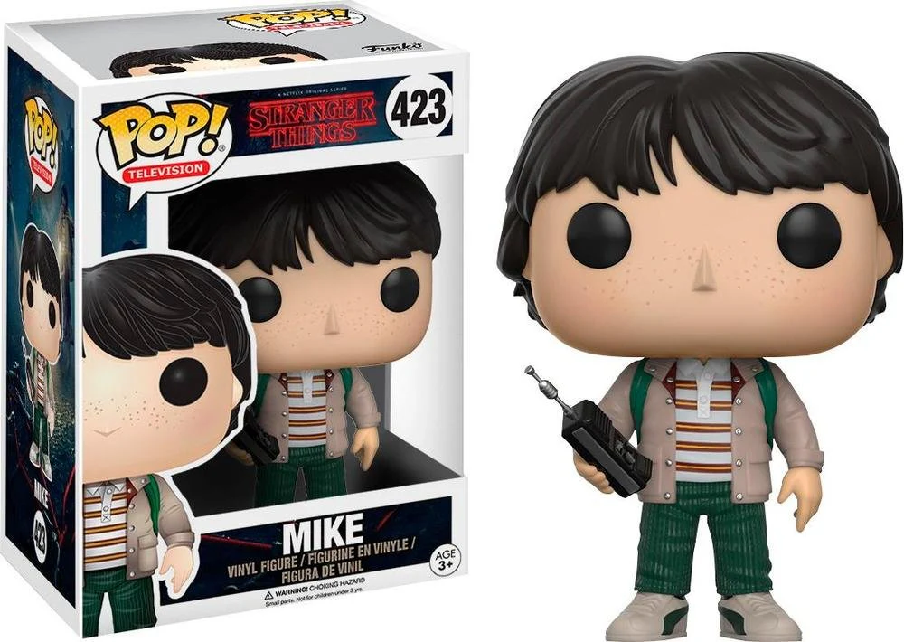 Funko Pop! Television: Stranger Things - Mike with Walkie Talkie #423 - Image 1
