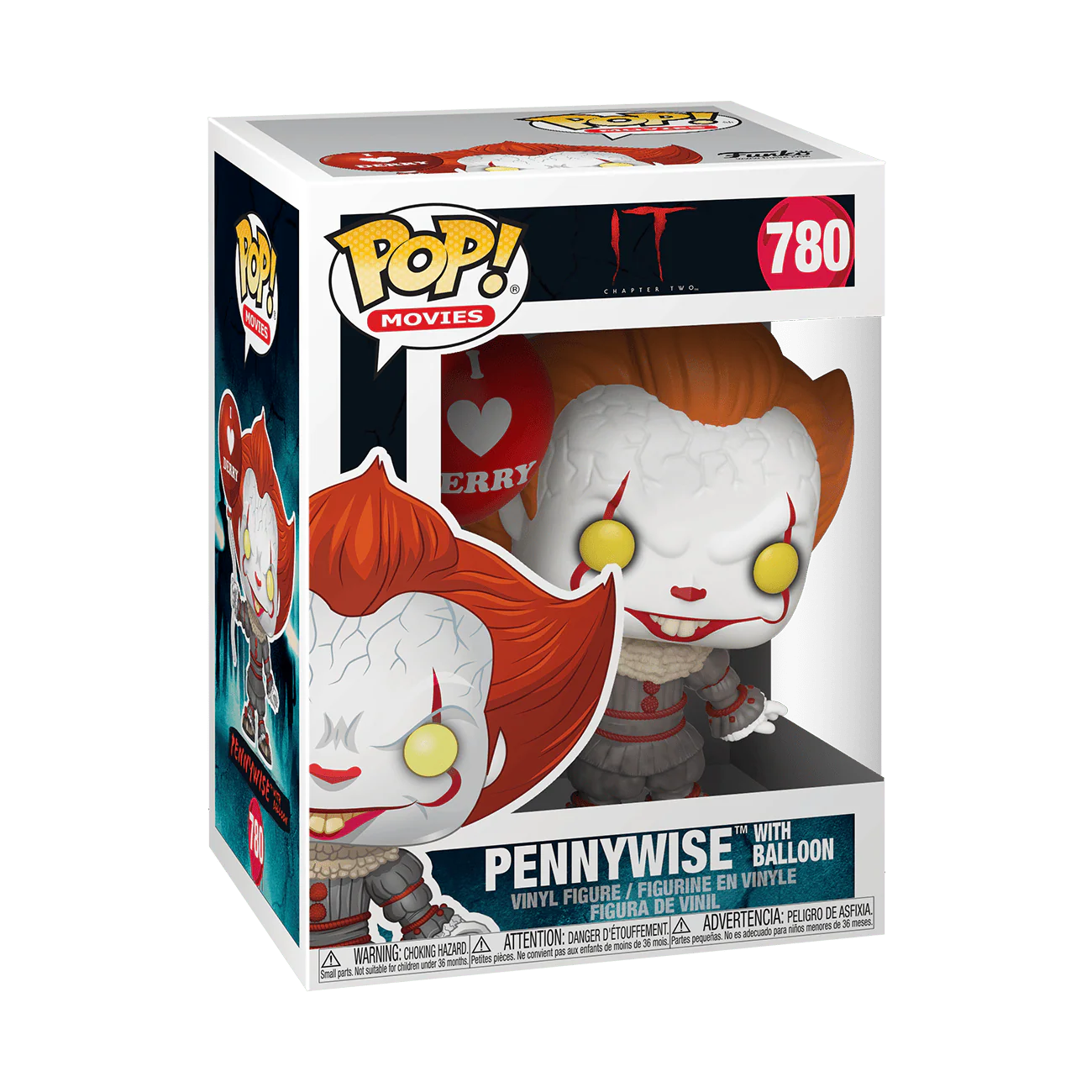 Funko Pop! Movies: IT Chapter Two - Pennywise with Balloon #780 - Image 2