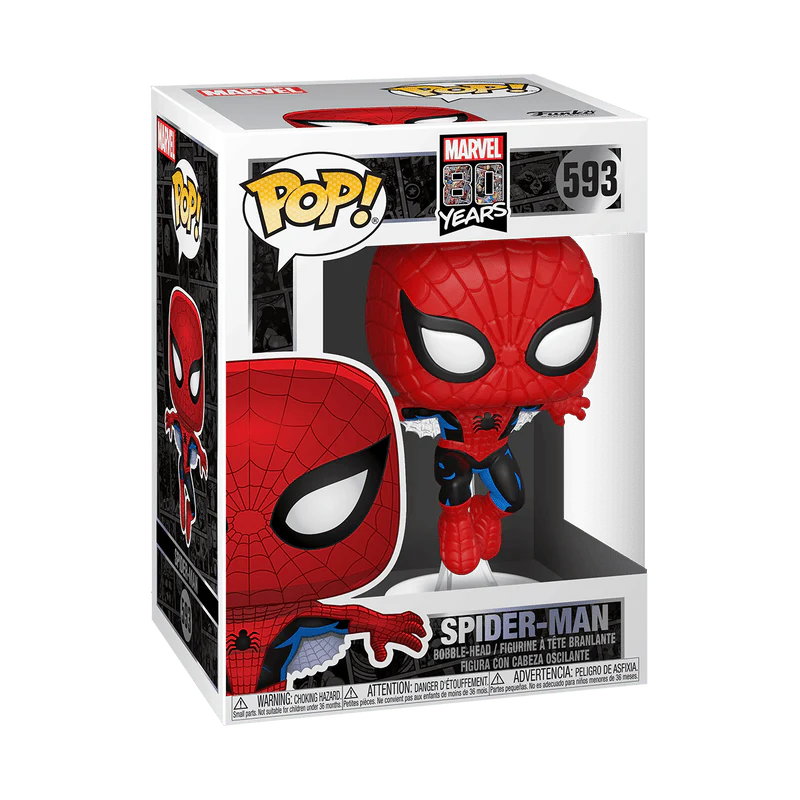 Funko Pop! Marvel 80th Anniversary: First Appearance Spider-Man #593 - Image 2