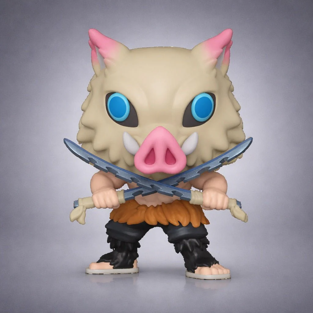 Funko Pop! Animation: Demon Slayer: Kimetsu no Yaiba - Inosuke Hashibira #870 - Image 1