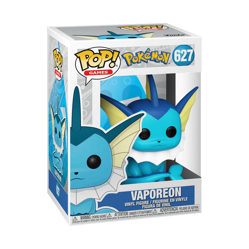 Funko Pop! Games: Pokemon - Vaporeon #627 - Image 2