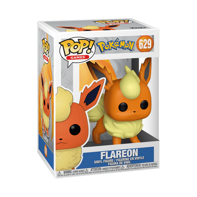 Funko Pop! Games: Pokemon - Flareon #629 - Image 2
