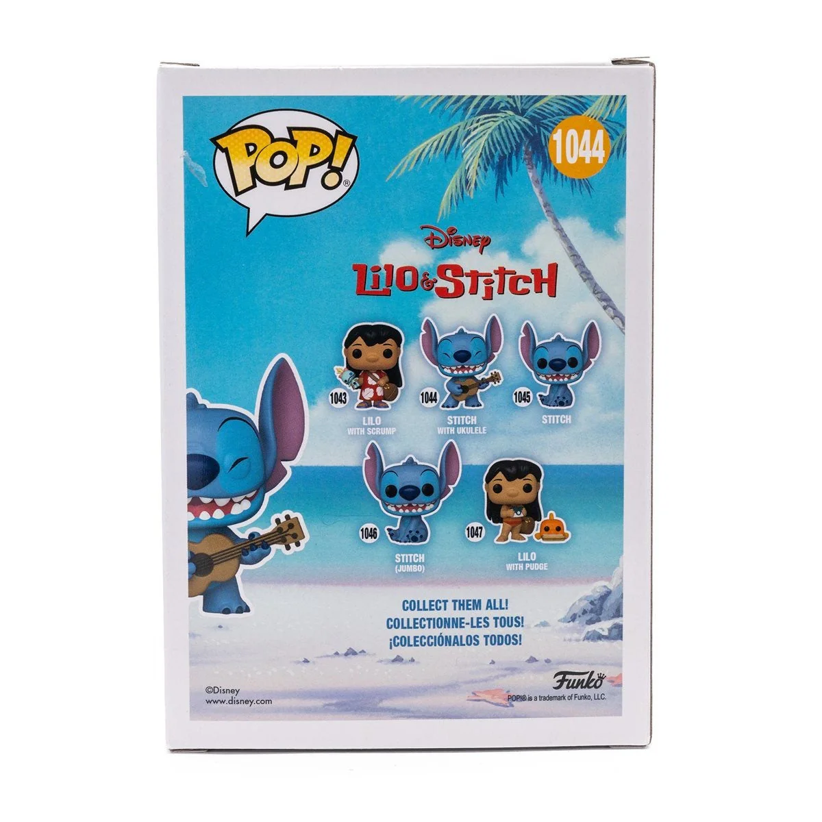 Funko Pop! Disney: Lilo & Stitch - Stitch with Ukulele Diamond Glitter #1044 Entertainment Earth Exclusive - Image 3