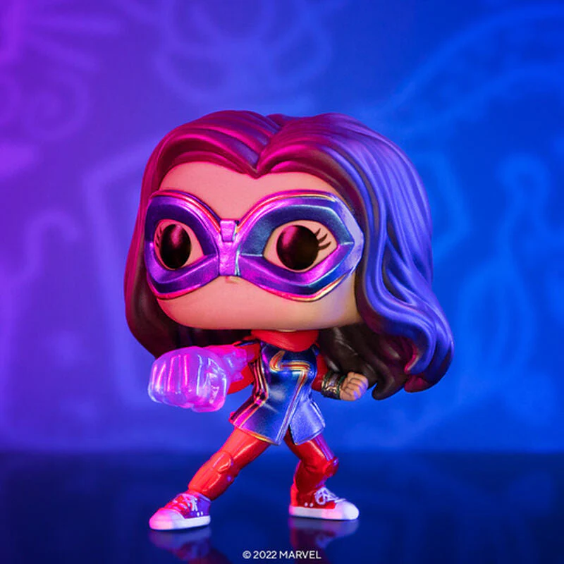 Funko Pop! Marvel: Ms. Marvel - Ms. Marvel with Light Arm #1083 Funko Exclusive - Image 2