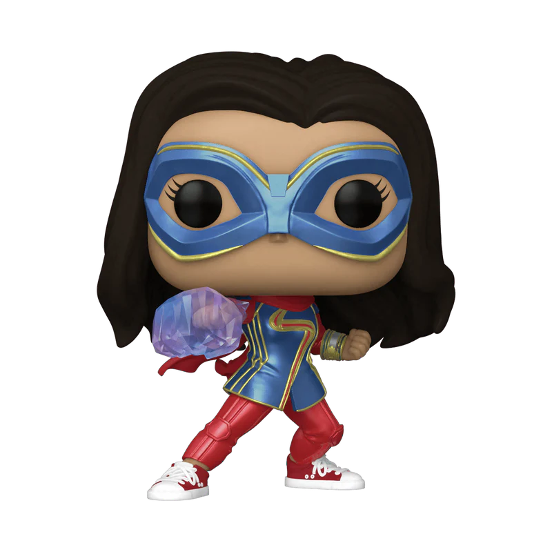 Funko Pop! Marvel: Ms. Marvel - Ms. Marvel with Light Arm #1083 Funko Exclusive - Image 1