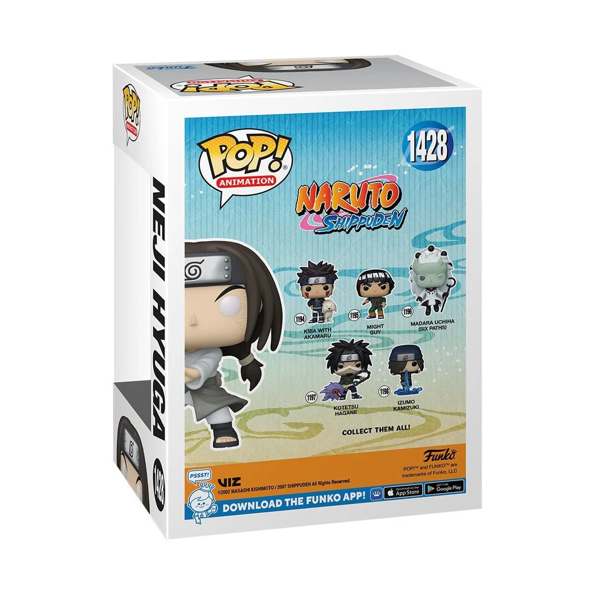 Funko Pop! Animation: Naruto Shippuden - Neji Hyuga #1428 Entertainment Earth Exclusive - Image 3
