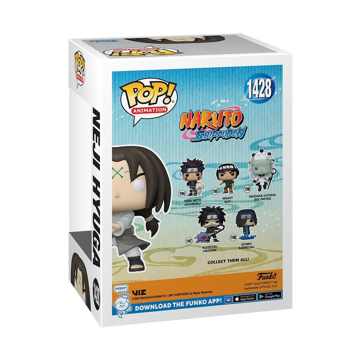 Funko Pop! Animation: Naruto Shippuden - Neji Hyuga Chase Entertainment Earth Exclusive - Image 3