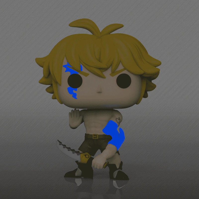 Funko Pop! Animation: The Seven Deadly Sins - Meliodas Demon Mode Chase PX Previews Exclusive - Image 1