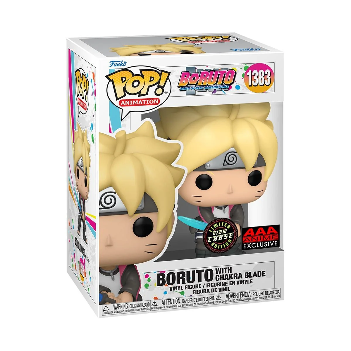 Funko Pop! Boruto: Naruto Next Generations - Boruto with Chakra Blade Chase AAA Anime Exclusive - Image 2