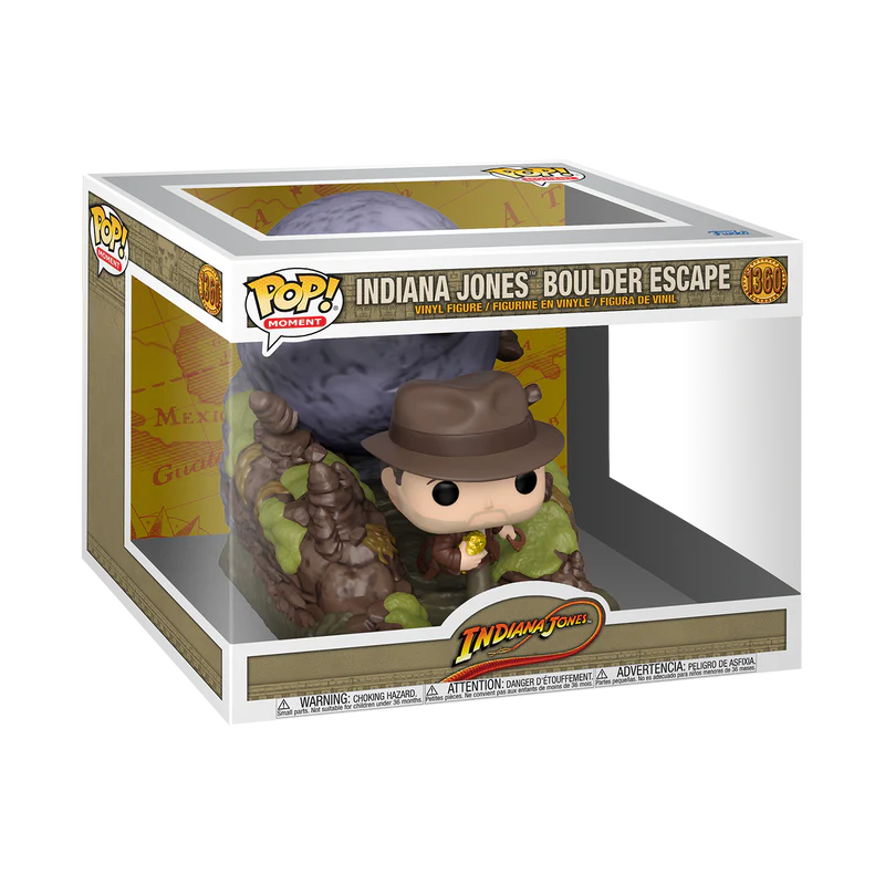 Funko Pop! Moment Movies: Indiana Jones: Raiders of the Lost Ark - Boulder Escape #1360 - Image 1