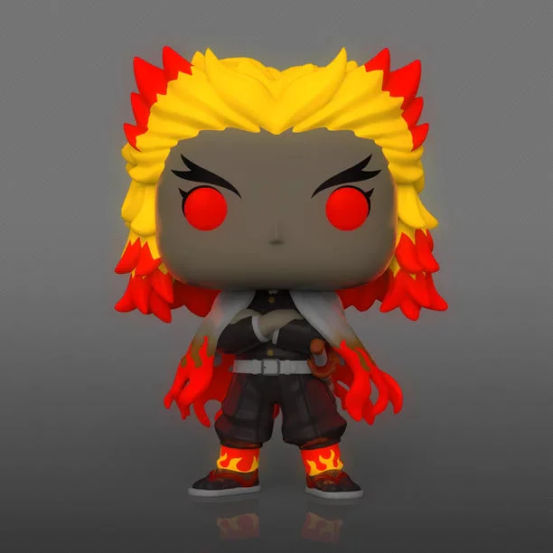 Funko Pop! Animation: Demon Slayer – Rengoku Kyojuro Glow-in-the-Dark Walmart Exclusive