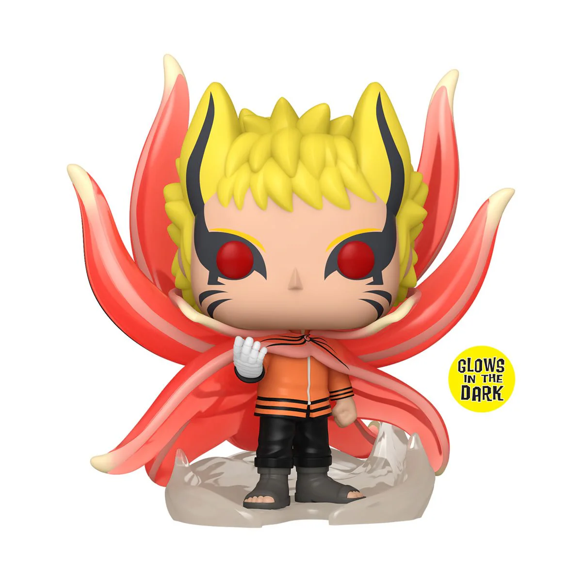 Funko Super Pop! Animation: Boruto: Naruto Next Generations – Naruto Baryon Mode 6-Inch Glow-in-the-Dark AAA Anime Exclusive