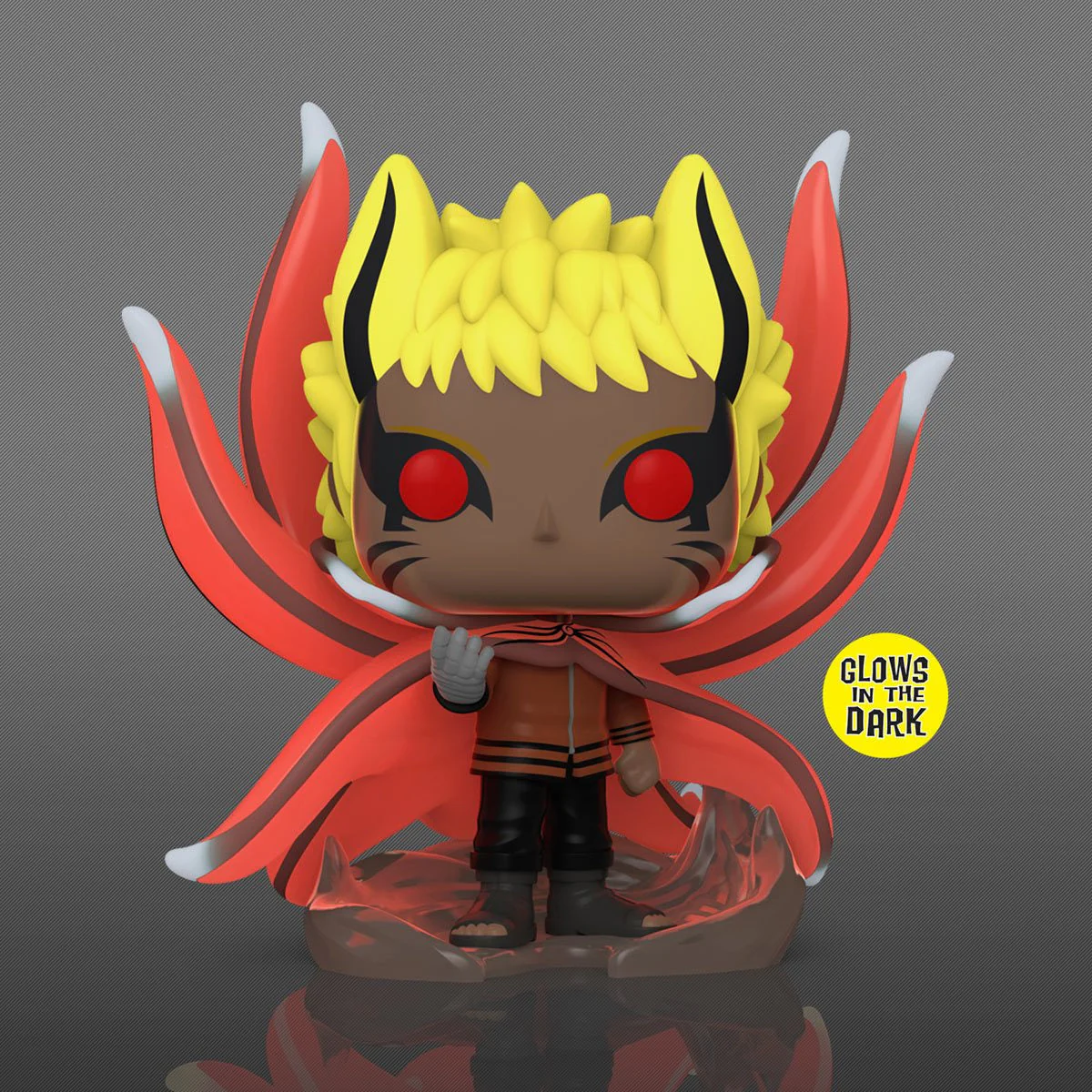 Funko Super Pop! Animation: Boruto: Naruto Next Generations - Naruto Baryon Mode 6-Inch Glow-in-the-Dark AAA Anime Exclusive - Image 2
