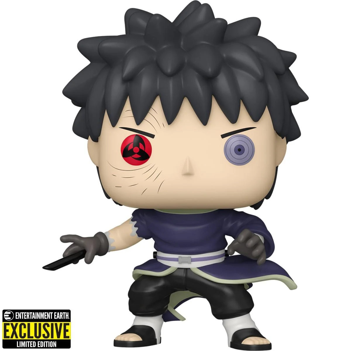 Funko Pop! Animation: Naruto Shippuden - Obito Uchiha Unmasked Entertainment Earth Exclusive - Image 1