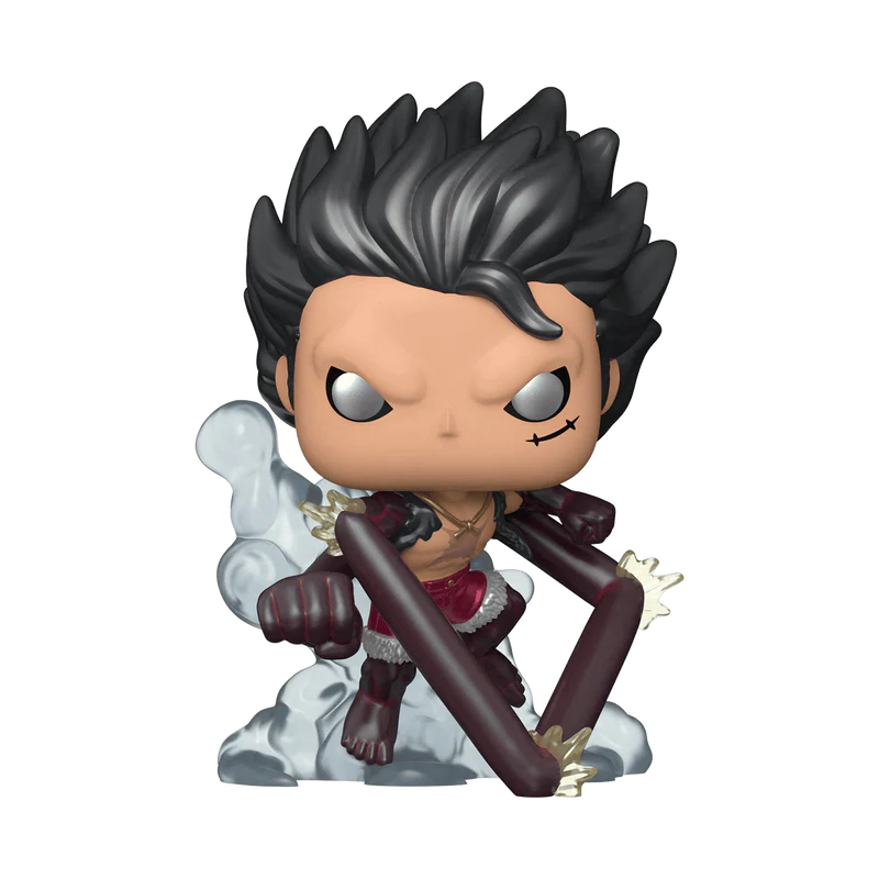 Funko Pop! Animation: One Piece - Snake-Man Monkey D. Luffy Metallic Exclusive - Image 1