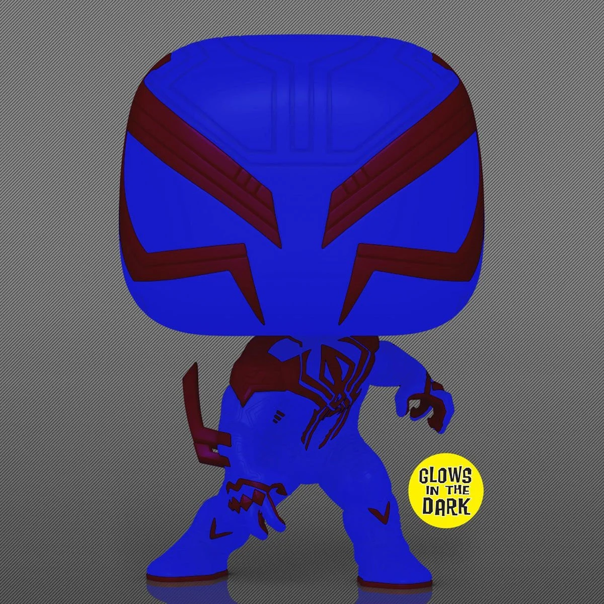 Funko Pop! Marvel: Spider-Man: Across the Spider-Verse - Spider-Man 2099 #1267 Glow-in-the-Dark Entertainment Earth Exclusive - Image 1