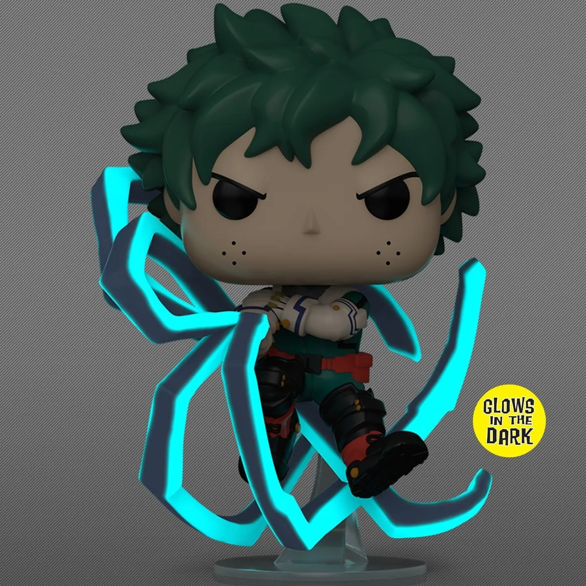 Funko Pop! Animation: My Hero Academia - Izuku Midoriya Blackwhip #1347 Glow-in-the-Dark PX Previews Exclusive - Image 1