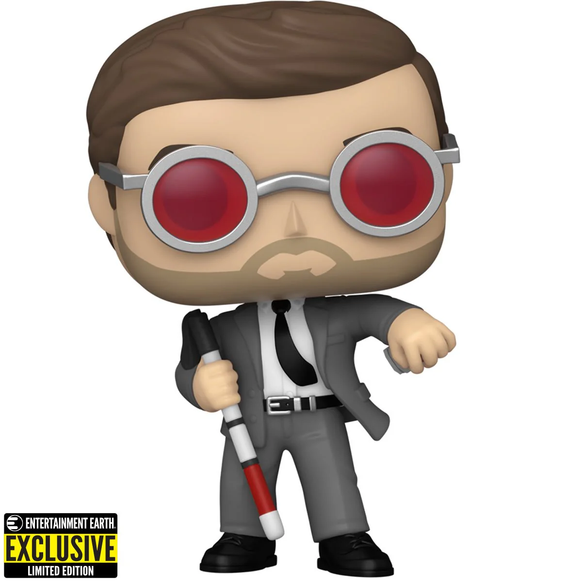 Funko Pop! Marvel: Spider-Man: No Way Home - Matt Murdock with Brick #1221 Entertainment Earth Exclusive - Image 1