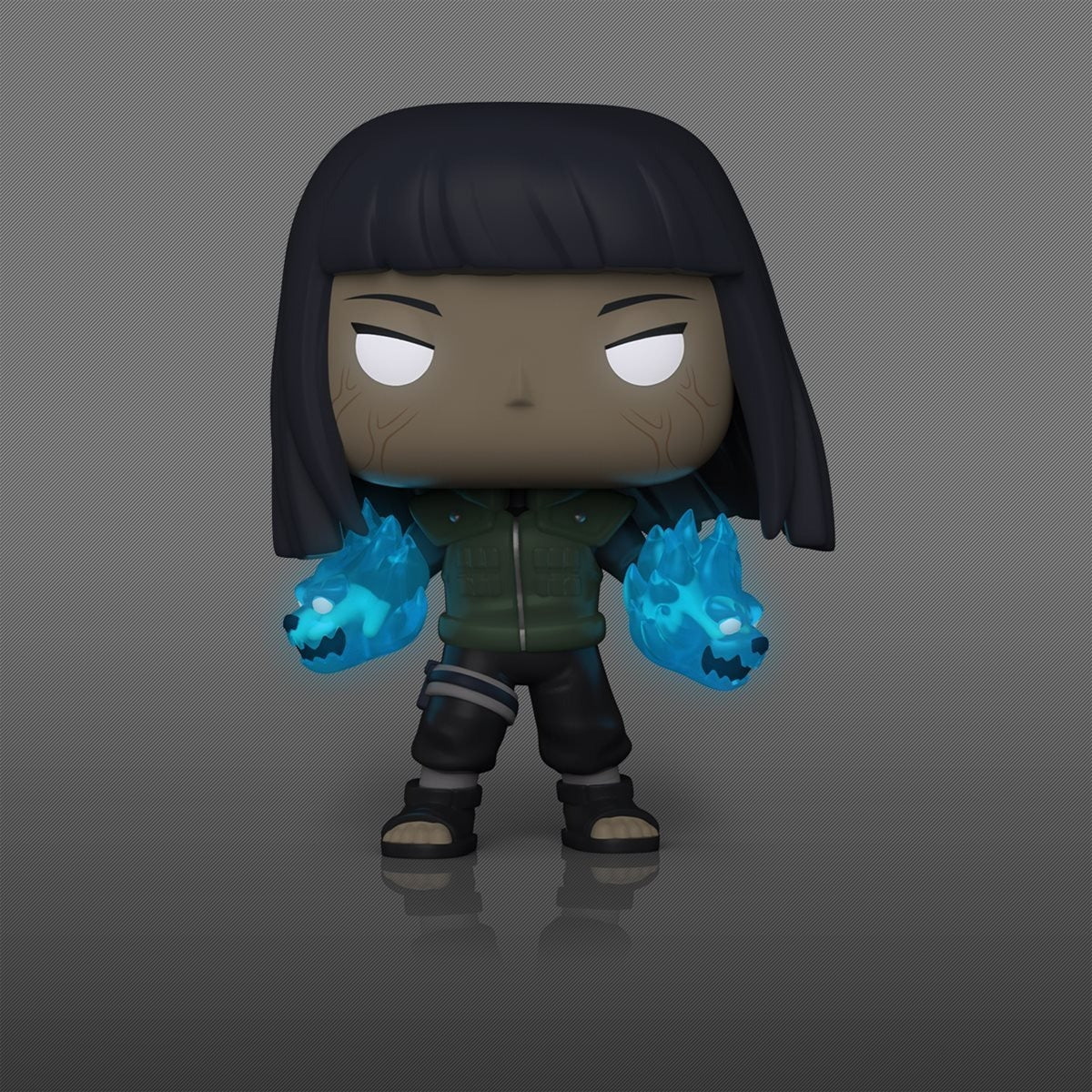 Funko Pop! Animation: Naruto Shippuden - Hinata with Twin Lion Fists Chase Glow-in-the-dark Entertainment Earth Exclusive - Image 1