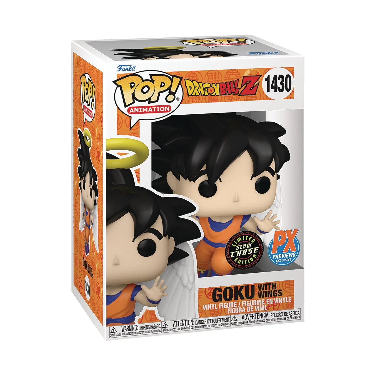 Funko Pop! Animation: Dragon Ball Z - Angel Goku Chase PX Previews Exclusive - Image 2