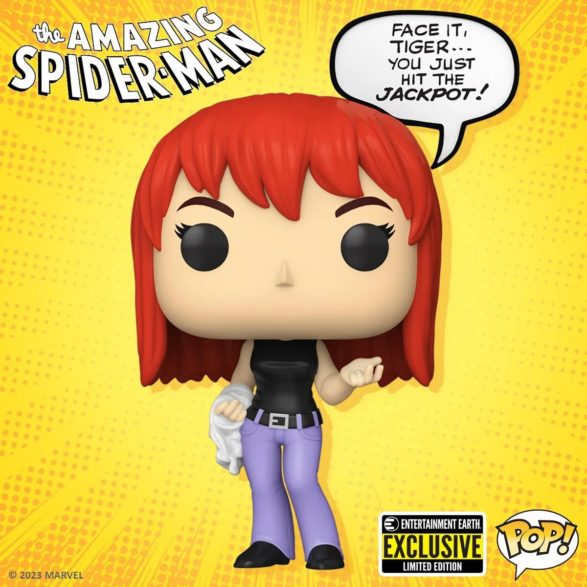 Funko Pop! Marvel: Spider-Man - Mary Jane Watson #1260 Entertainment Earth Exclusive - Image 2